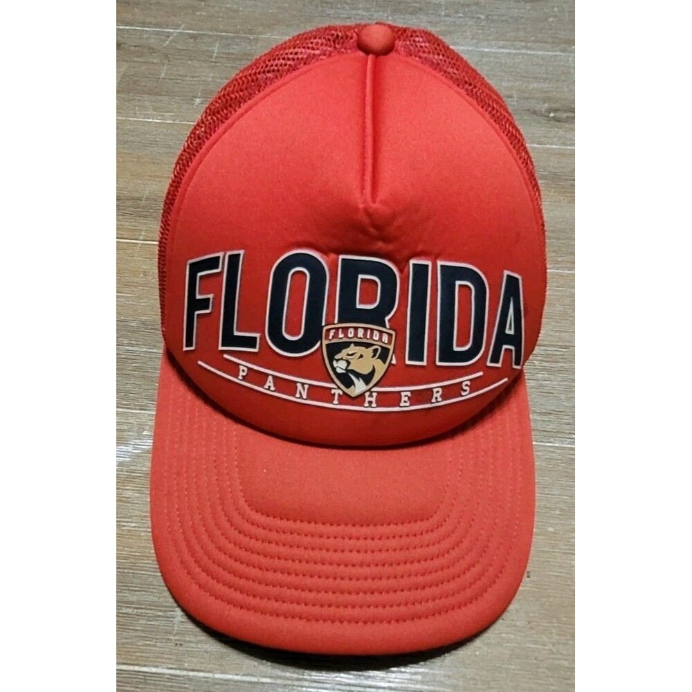 47 Brand Florida Panthers Red Hat Backhaul Foam Trucker Cap NHL Hockey